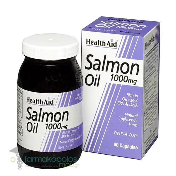 Health Aid Salmon Oil 1000mg, 60caps