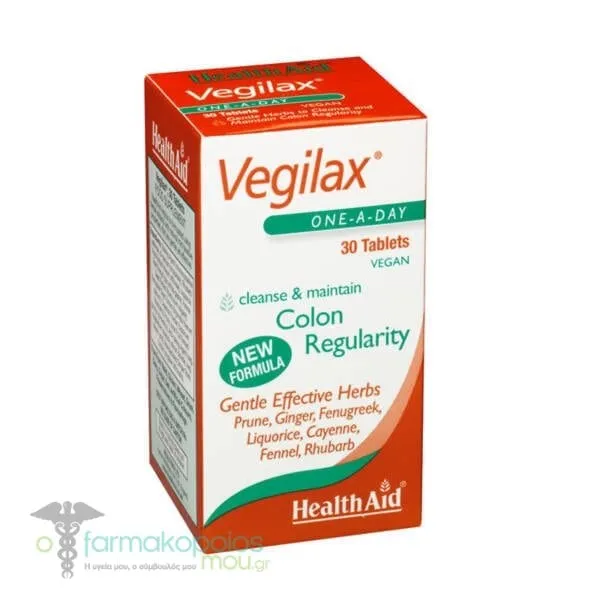 Health Aid Vegilax, 30tabs