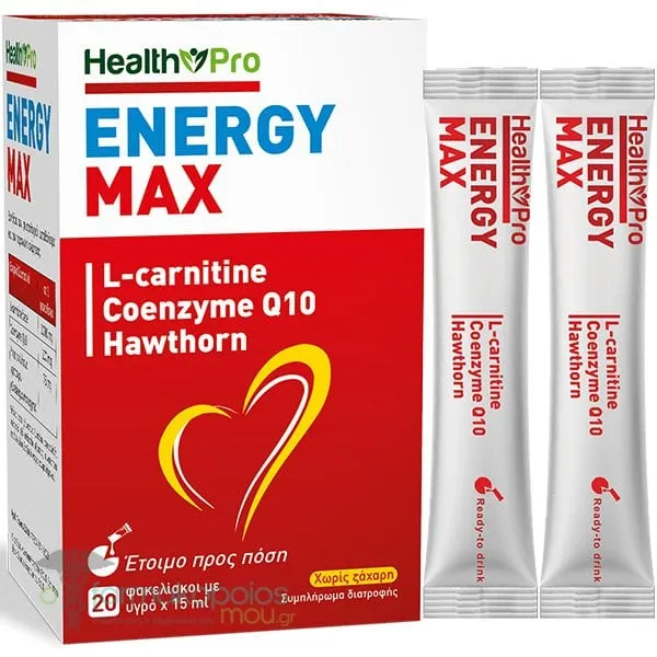 Health Pro Energy Max Liquid, 20sachets