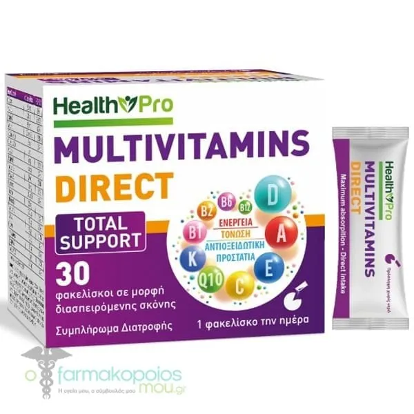 Health Pro Multivitamins Direct Total Support, 30sachets