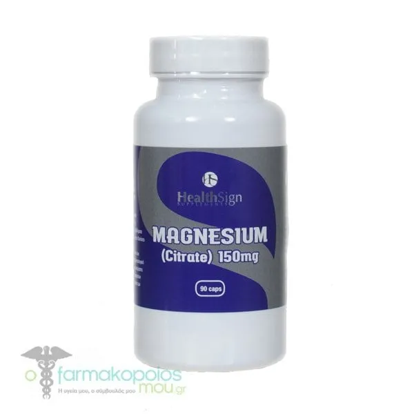 Health Sign Magnesium Citrate 150mg, 90caps