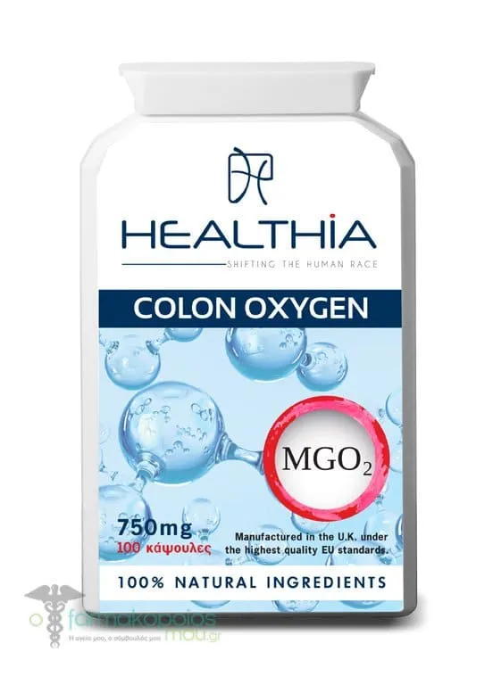 Healthia Colon Oxygen 845mg, 100caps