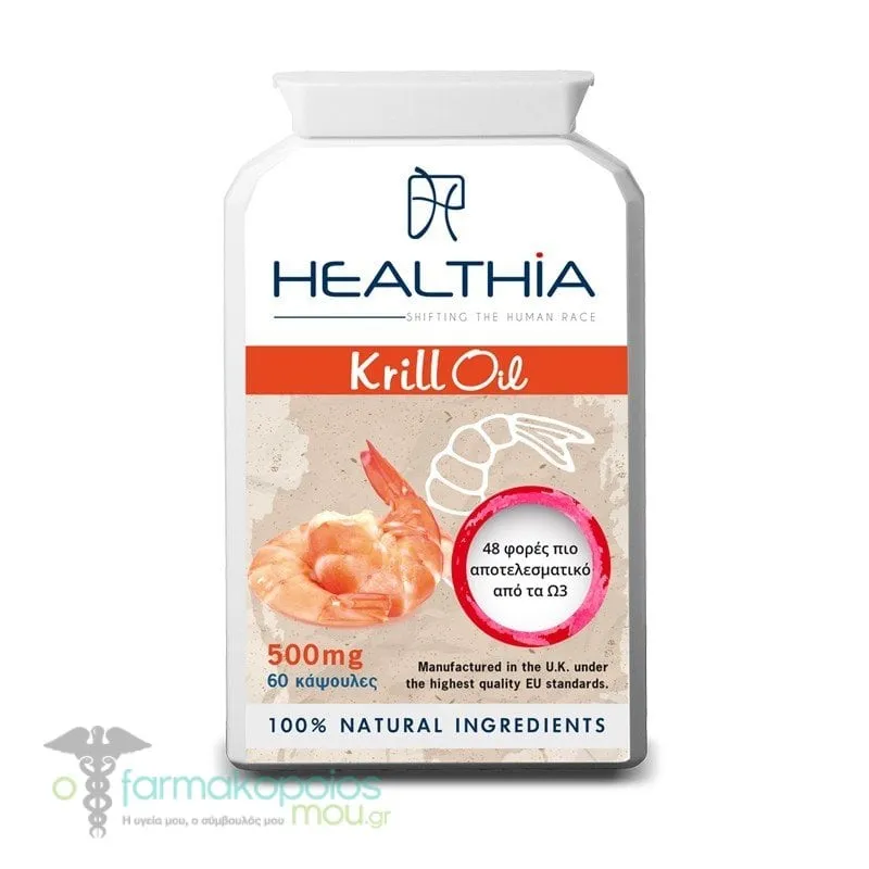 Healthia Krill Oil 500mg, 60caps