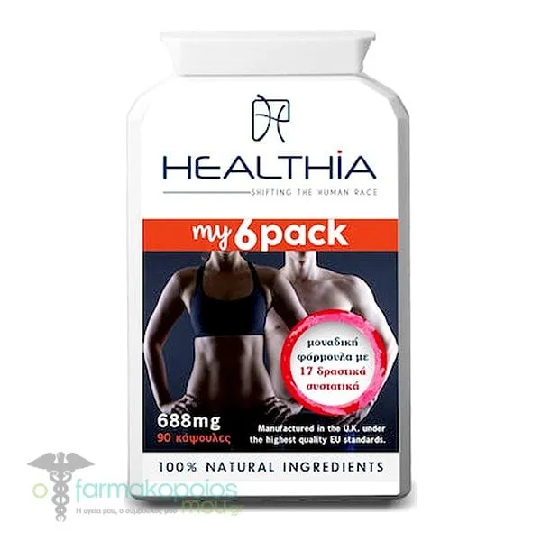 Healthia My 6Pack 688mg, 90vcaps