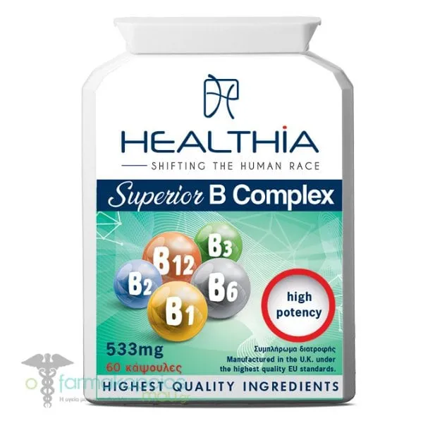 Healthia Superior B Complex, 60caps