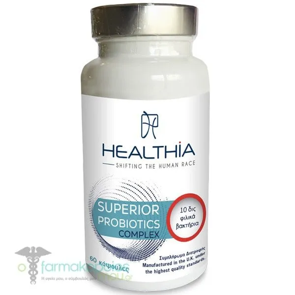 Healthia Superior Probiotic Complex, 60caps