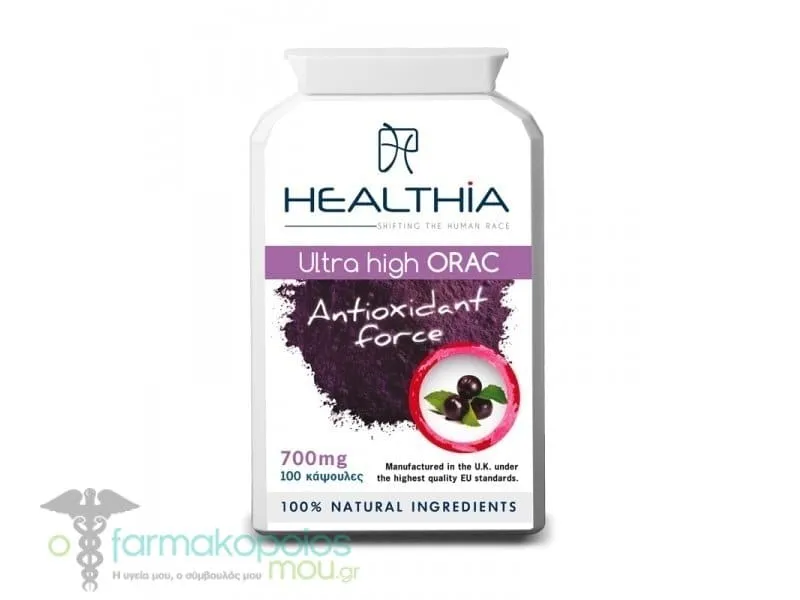 Healthia Ultra High Orac, 100caps