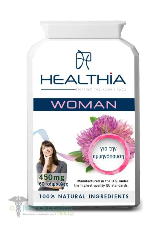 Healthia Woman 450mg Συμπλήρωμα για τη Γυναικεία Υγεία, 60 caps