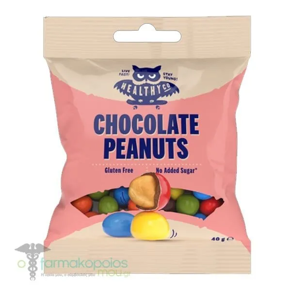 HealthyCo Chocolate Peanuts, 40g