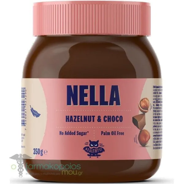 HealthyCo Nella Hazelnut & Cocoa Cream, 350gr