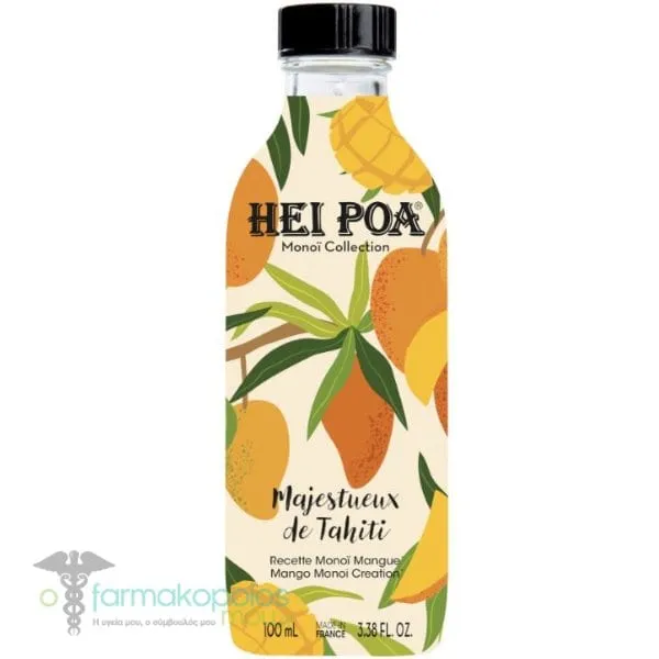Hei Poa Monoi Collection Majestueux de Tahiti Mango, 100ml