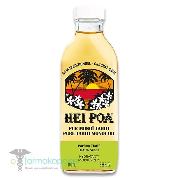 Hei Poa Pure Tahiti Monoi Oil Tiara Scent, 100ml