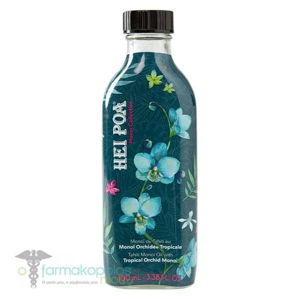 Hei Poa Tahiti Monoi Oil with Tropical Orchid Monoi, 100ml