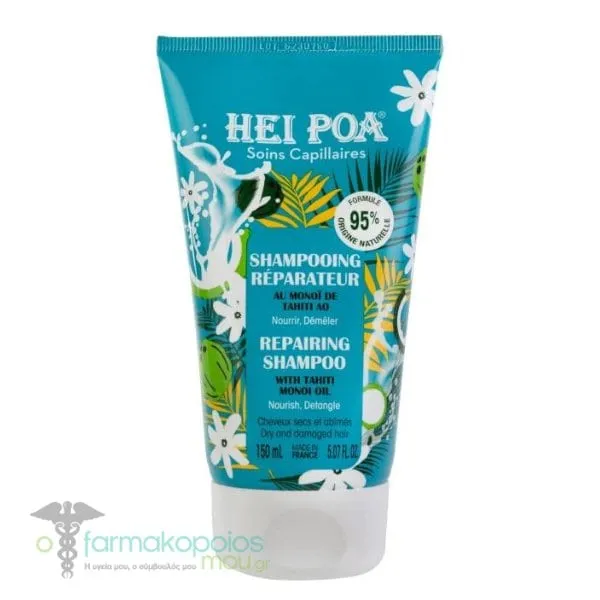 Hei Poa Repairing Shampoo with Tahiti Monoi Oil, 150ml