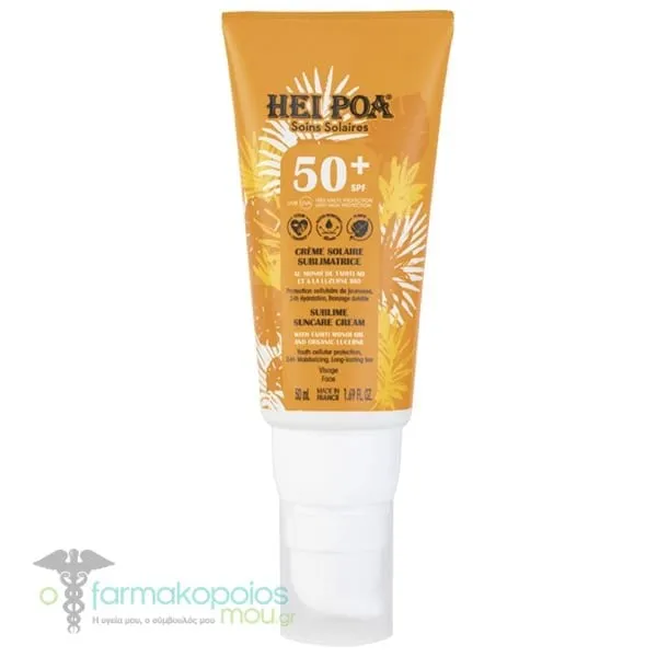 Hei Poa Sublime Suncare Cream Face SPF50+, 50ml