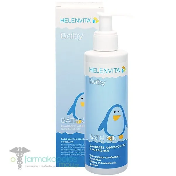 Helenvita Baby Bath Oil, 200ml