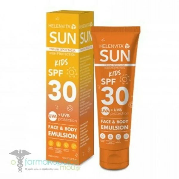 Helenvita Kids Sun Face & Body Emulsion Spf30, 150ml