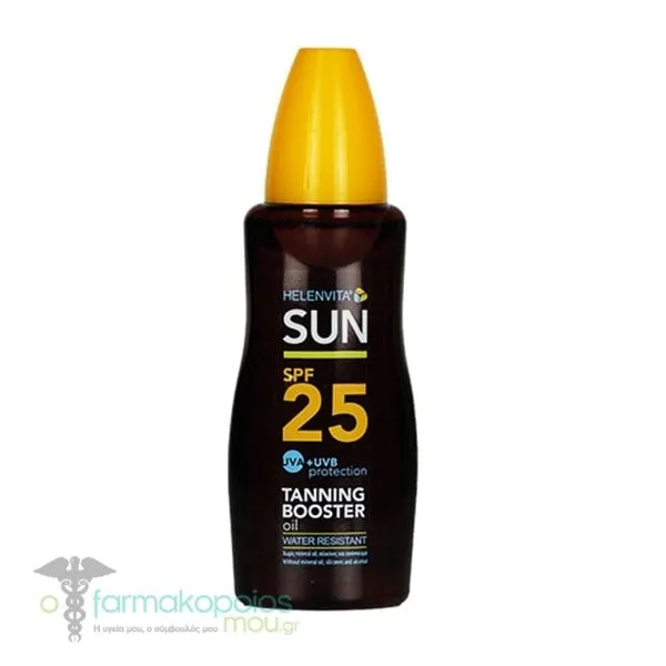 Helenvita Sun Tanning Booster Oil Spf25, 200ml