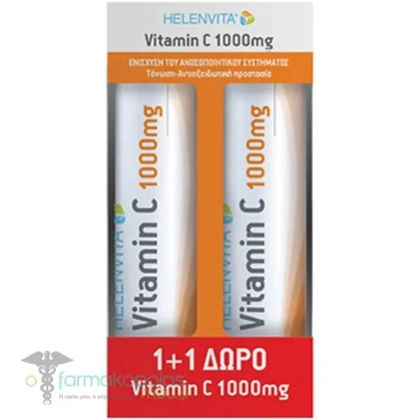 Helenvita Vitamin C 1000mg Promo 1+1, 2x20eff.tabs