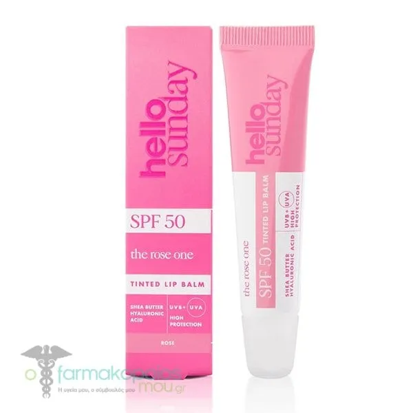 Hello Sunday The Rose One Tinted Lip Balm SPF50, 15ml