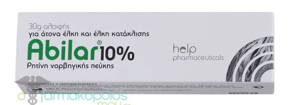 Help Pharmaceuticals Abilar 10% Resin Healing Salve, 30gr