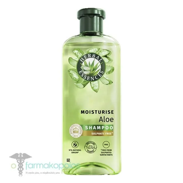 Herbal Essences Shampoo Aloe Moisturise, 350ml