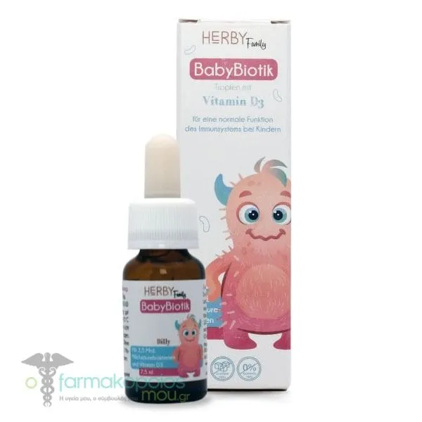 Herby Family BabyBiotik, 7.5ml