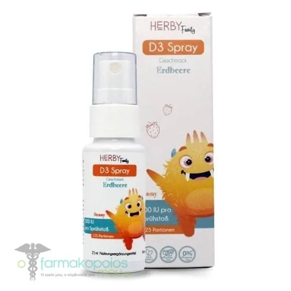 Herby Family D3 Spray, 25ml