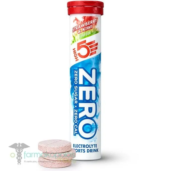 High5 Zero Electrolyte Sports Drink Strawberry & Kiwi Flavour, 20eff.tabs