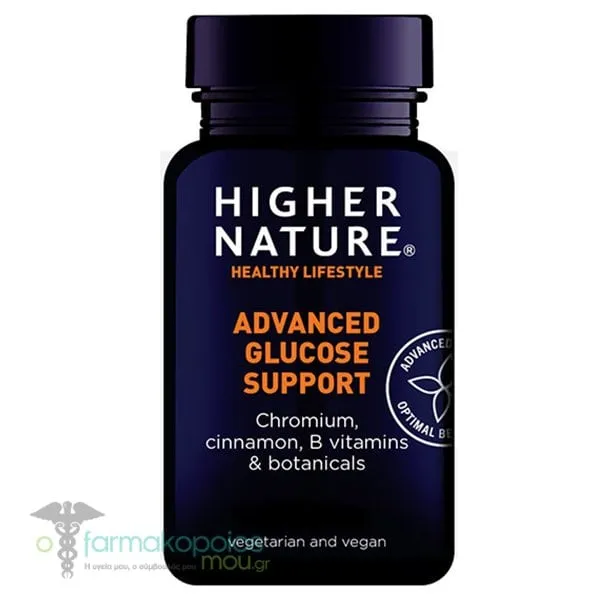Higher Nature Advanced Glucose Support, 90caps