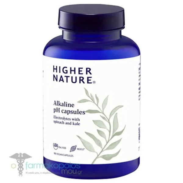 Higher Nature Alkaline pH, 180caps