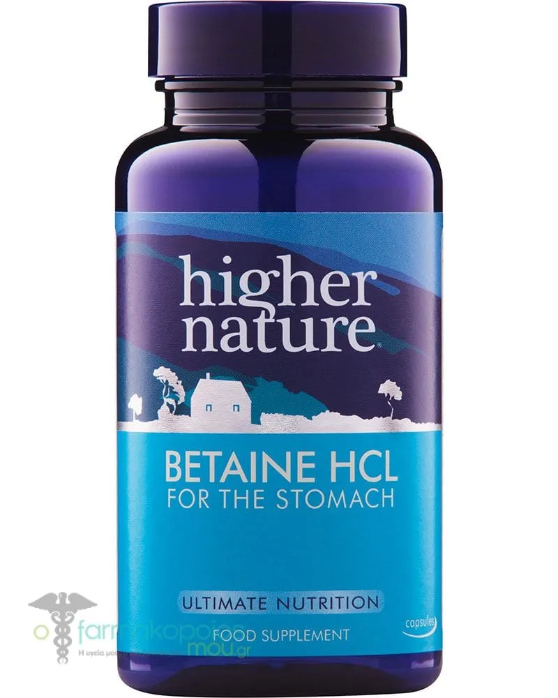Higher Nature Betaine HCL, 90caps