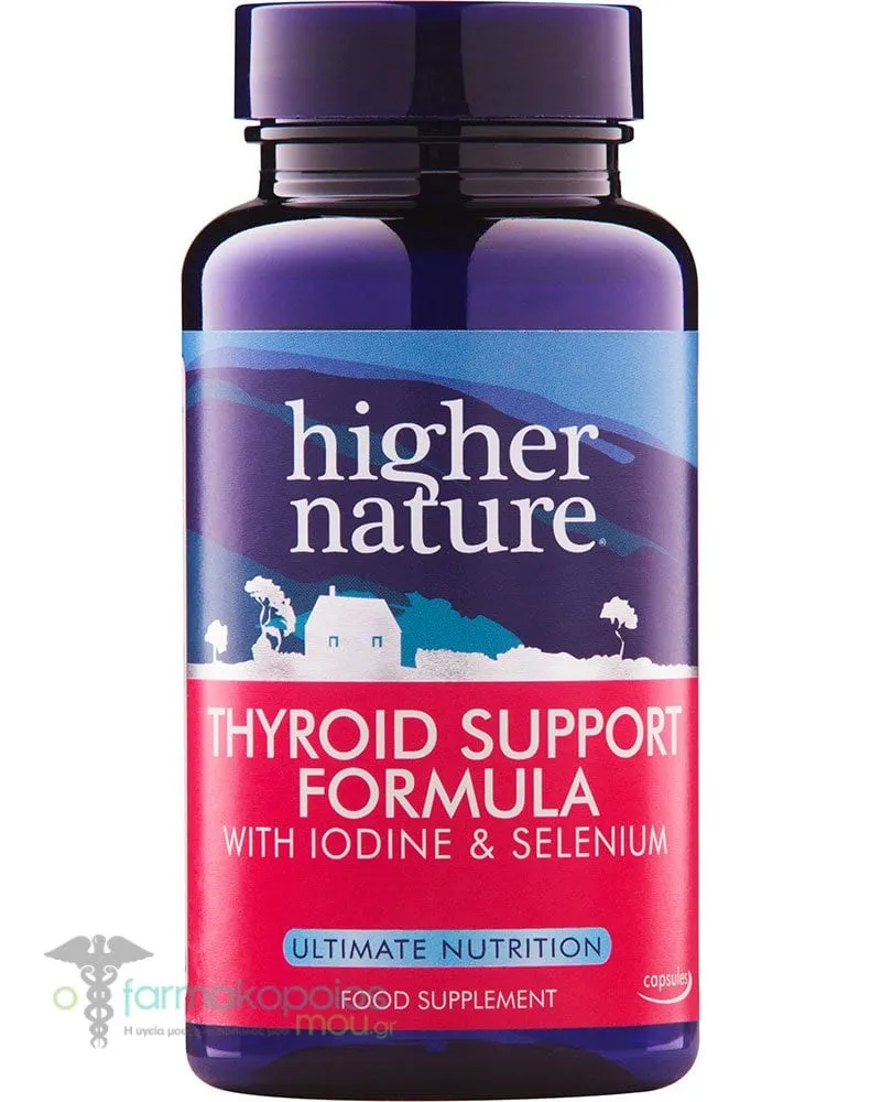 Higher Nature Thyroid Support Formula, 60veg.caps