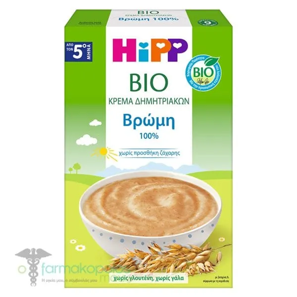 Hipp Bio Cereal Cream Oats 5m+, 200g