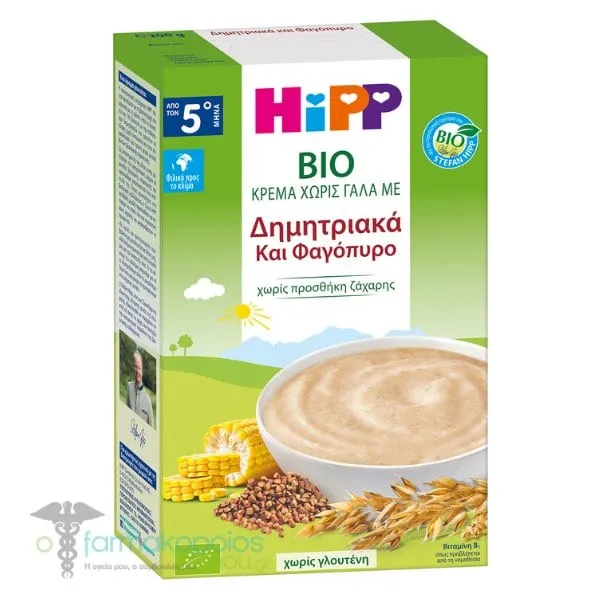 Hipp Baby Cream without Milk with Cereals & Buckwheat 5m+, 200g
