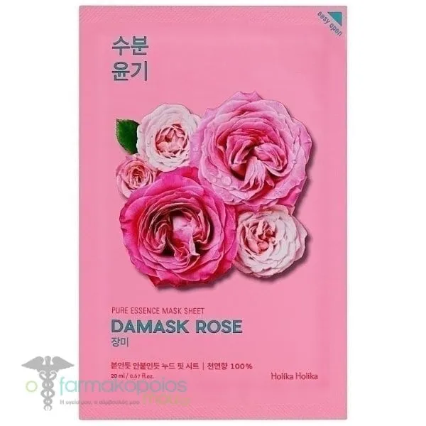 Holika Holika Pure Essence Mask Sheet Damask Rose Μάσκα Προσώπου, 20ml