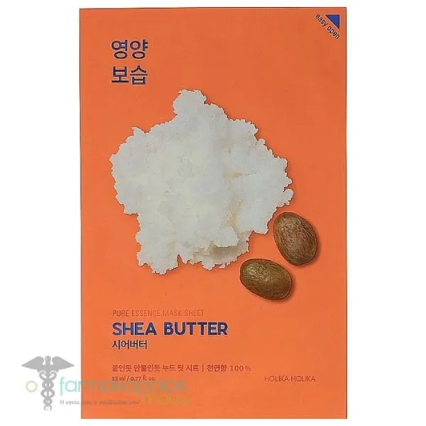 Holika Holika Pure Essence Mask Sheet Shea Butter Μάσκα Προσώπου, 23ml