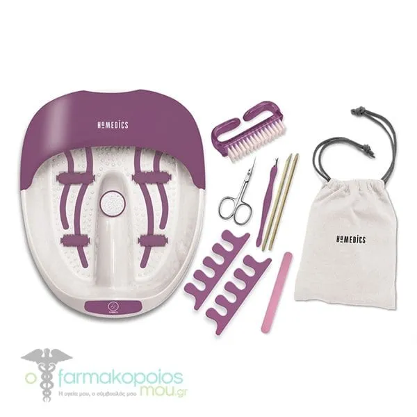 Homedics Συσκευή Spa Ποδιών &amp; Σετ Περιποίησης Νυχιών FS-100DB-EU, 1σετ
