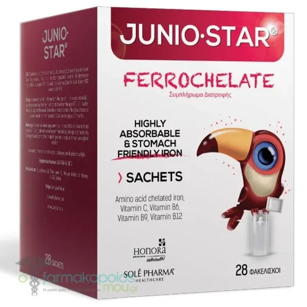 Honora Junio-Star Ferrochelate, 28sachets