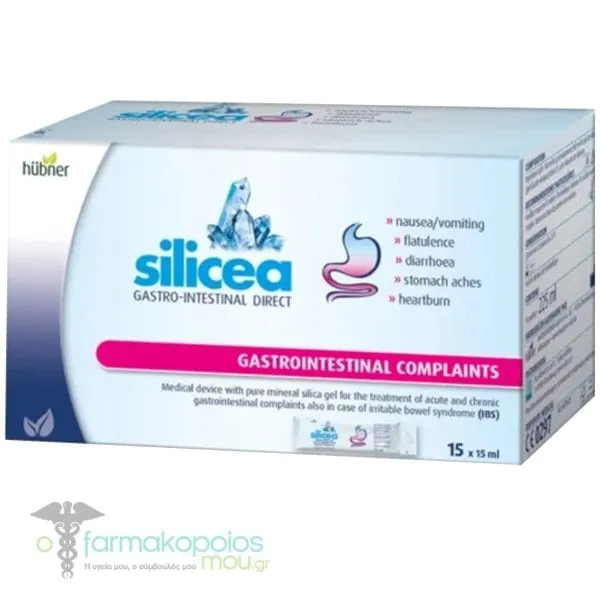 Hubner Silicea Gastro-Intestinal Gel Direct, 15x15ml