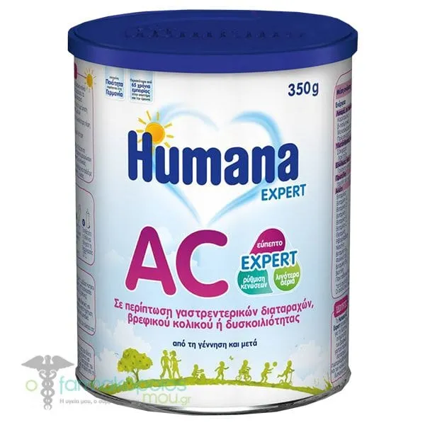 Humana AC Expert Infant Formula Against Colics & Constipation 0m+, 350gr