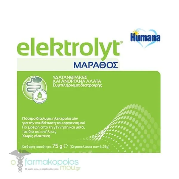 Humana Elektrolyt Fennel, 12sachets x 6,25gr