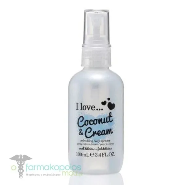 I Love Coconut & Cream Body Spritzer, 100ml