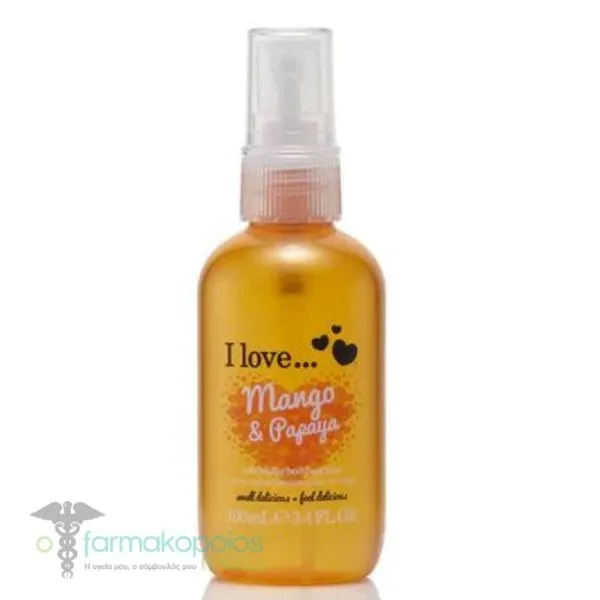 I Love Body Spritzer Mango & Papaya, 100ml