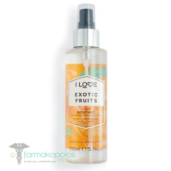 I Love Exotic Fruits Body Mist, 150ml