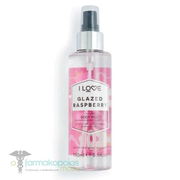 I Love Glazed Raspberry Body Mist, 150ml