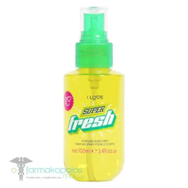 I love Super Fresh Perfumed Mist Σώματος, 100ml