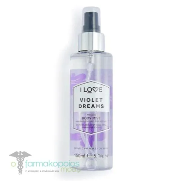 I Love Violet Dreams Body Mist, 150ml