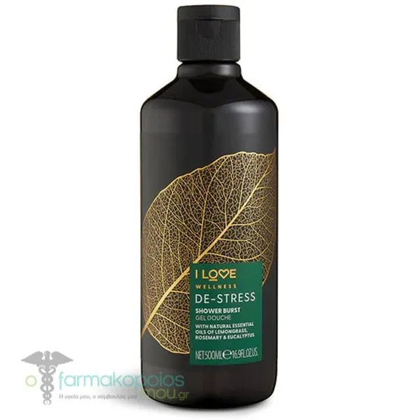 I Love Wellness De-Stress Shower Burst Gel Douche, 500ml