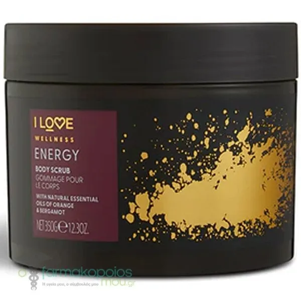 I Love Wellness Energy Body Scrub, 350g